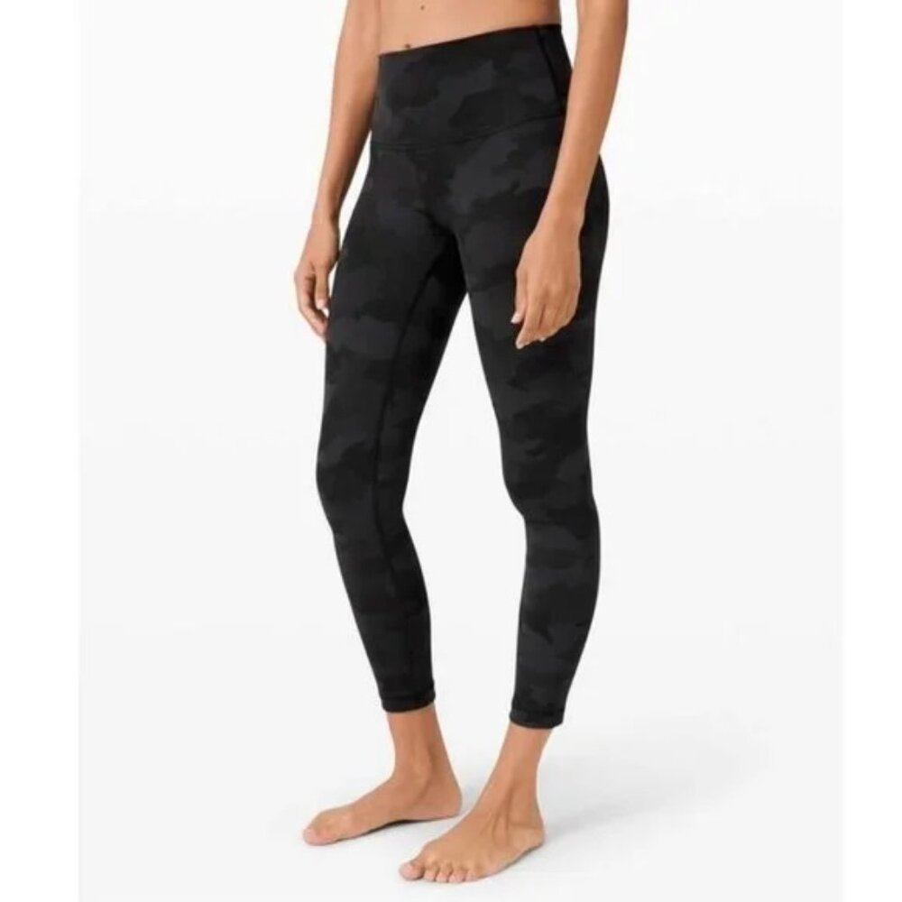 Lululemon Wunder Under High-Rise Tight 25" / Size 8 Heritage 365 Camo Deep Coal - Picture 2 of 13